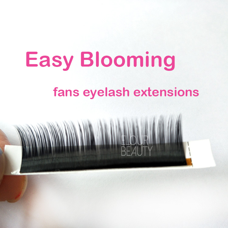 Russiam volume eyelash extensions quick auto blooming lashbeauty supplies EL74